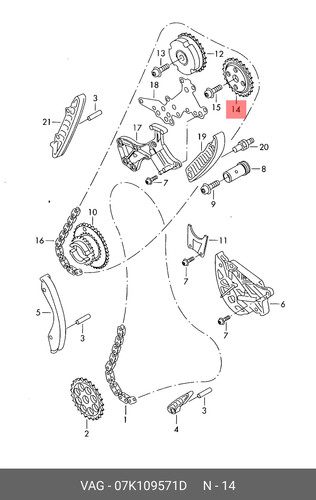 Käfer motor steuerkette - vw, 9c